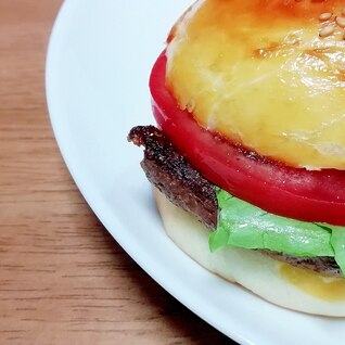 手作りバンズで作る我が家のハンバーガー